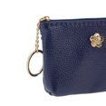thumbnail image 5 of Unique Bargains 1 Pc Coin Purse Wallet Portable Five-Petal Flower With Two Zip Pockets Coin Purse Pouch Blue, 5 of 5