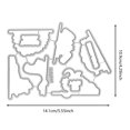 thumbnail image 2 of Hippo Silicone Clear Stamp & Metal Cutting Dies Set for DIY Scrapbooking Card Making Craft, 2 of 5