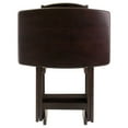 thumbnail image 4 of Dylan 5-Pc Oversize Snack Table Set, Espresso, 4 of 9