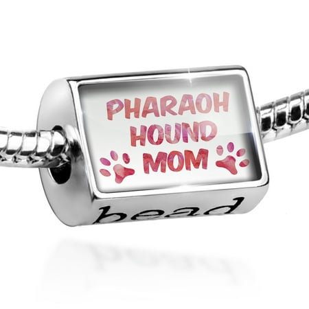 Bead Dog & Cat Mom Pharaoh Hound Charm Fits All European Bracelets