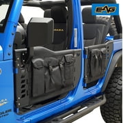 EAG Pocket Tubular Door with Side View Mirror Fit for 07-18 Wrangler JK 4 Door Only