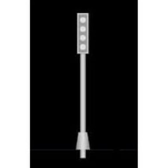 1/48 Light Poles Traffic Lights 1/4''=1'-0''-White4pk