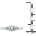 thumbnail image 4 of 3/4 Carat T.W. Diamond Three-Stone 14kt White Gold Engagement Ring, 4 of 5