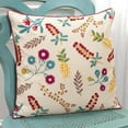 thumbnail image 2 of Rizzy Home Floral 20" x 20" Poly Pillow with Cotton Cover-Multi-ColorBrights, 2 of 5