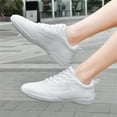 thumbnail image 5 of YOURDIARY Cheer Shoes Girls White Cheerleading Dance Shoes Athletic Tennis Competition Sport Training Sneakers Youth Lightweight, 5 of 8