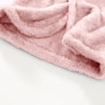 thumbnail image 3 of larppty Toddler Baby boys Girls Cartoon Bathrobe Flannel Robe Winter Night-robe(18-24 Months,Pink), 3 of 4