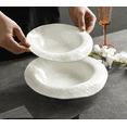 thumbnail image 2 of 10.5in Stylish Nordic Ceramic Soup Bowl - High Aesthetic Underglaze Painted Dish, Kitchen Platter for Serving, 2 of 3