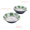 thumbnail image 3 of Beautiful 4-Piece Bamboo Melamine Sardine Cereal Bowl Set, Multi-Color by Drew Barrymore, 3 of 10