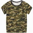 thumbnail image 2 of Kaprioy Girls T Shirts Summer Toddler Girls T Shrits Tees Camouflagess T Shirt Camo Short Sleeve Tee Shirts, 2 of 5