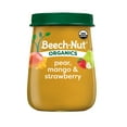 thumbnail image 2 of (6 pack) Beech-Nut Organics Stage 2 Organic Baby Food, Pear Mango & Strawberry, 4oz Jar, 2 of 8