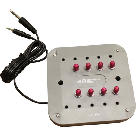 UPC: 0681181620456 | HamiltonBuhl Jackbox – 8 Position  3.5mm Stereo with Individual Volume Controls