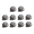 thumbnail image 4 of Masteelf 10pcs Micro Landscape Mini Hedgehog Simulation Cartoon Animal Miniature Statue Resin Crafts Desktop Small Ornaments Home Decor(Black White), 4 of 8