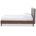 thumbnail image 3 of Baxton Studio Alinia Tufted Full Panel Platform Bed in Gray, 3 of 5
