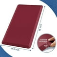 thumbnail image 3 of Bxaolu 1/2 Inch Thick Kitchen Mats for Floor, Kitchen Rug for Standing Desk, Non-Slip, Thicker, Stain Resistant, Comfort Anti Fatigue Floor Mat for Home, Kitchen, Office - (Red,17.3" x 28"), 3 of 7