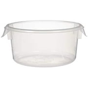 Rubbermaid Commercial FG572024CLR 2 Quart Round Storage Container (Clear)