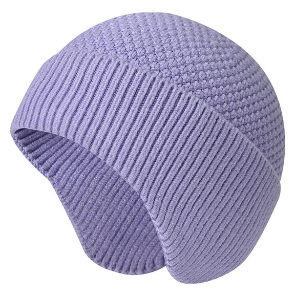 Thicken Warm Hat for Sport Knitted Hat Winter Outdoor Activity Running Hat Ear Muff Hat Warm Pullover Hat for Adult