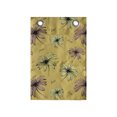 thumbnail image 1 of Vintage Hanging Pocket Organizer, Love Flowers on Dots in Faded Colors, Printed Polyester Storage Bag with Pockets, 14" x 20", Dark Yellow Multicolor, 1 of 2