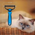 thumbnail image 2 of Dog Brush Cat Brush, Professional Dog Detangling Comb and Long Hair Dog Brush, Grooming Rake, 2 of 5