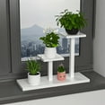 thumbnail image 6 of Tgbvmt 2-Tier Wooden Plant Stand Flower Display Rack 17.13 In Space Saving Design Organizer For Succulents Small Medium Plants Living Room Garden Office Window Terrace Home Decor Plant Stands, 6 of 6