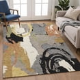 thumbnail image 6 of Addison Rugs Chantille Indoor/Outdoor Transitional Abstract Gray Machine Washable Rectangle Rug, 9' x 12', 6 of 8