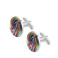 thumbnail image 2 of Thanksgiving Premium Stainless Steel Shirt Cufflink Set for Men - Ideal for Formal Attire and Special Events, 2 of 6