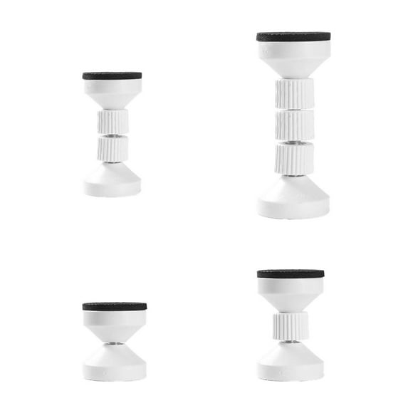 Noise-Reducing Bedside Wall Plugs, 2Pc Durable Furniture Anchors for Home Decor & Apartment Safety (Anti-Slipe) | Bed Stoppers, Cxui Bed Frame Stopper White2