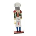 thumbnail image 3 of Lipstore Christmas Decor Table Centerpiece Craft Collectible Photo Prop Wooden Nutcracker Chef, 3 of 8