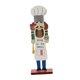 thumbnail image 3 of Cascanueces de madera Cascanueces Figura Estatua Escultura Decoración navideña para Cocinero, 3 of 9