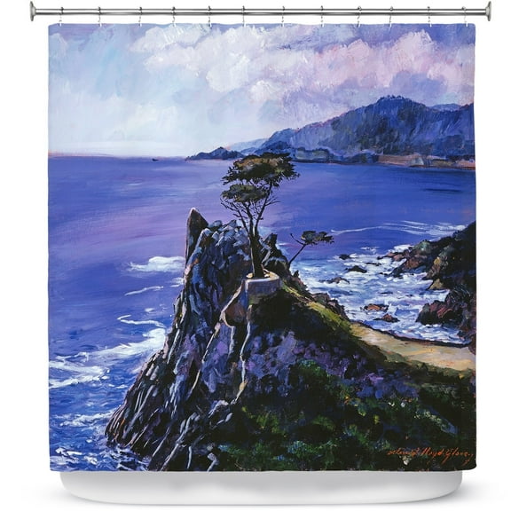 Shower Curtains 70" x 93" from DiaNoche Designs by David Lloyd Glover - Cypress Point Monterey