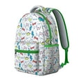 thumbnail image 2 of Roaring Dinosaur Print Backpack - Waterproof & Ergonomic Bookbag for College Students, 2 of 5