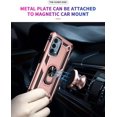 thumbnail image 4 of Grade Drop Impact for Oneplus Nord N200 5G Case Oneplus Nord N200 Case Metal Rotating Ring Kickstand Holder  Heavy Duty Shockproof for Oneplus Nord N200 5G Phone Case (Rose Gold), 4 of 17