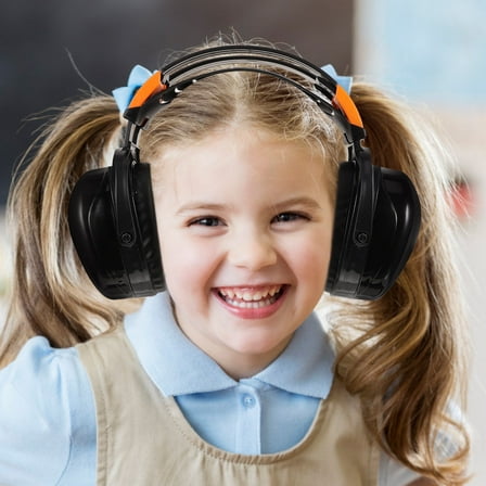 PTOOTP Adjustable Noise Reduction Earmuffs Black, Comfortable Hearing for Work, Shooting, and Industrial Use, 1 Set