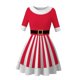 thumbnail image 1 of Disfraz de Navidad Strade Fareast Limited vestido rojo para mujeres y Niñas S, 1 of 8