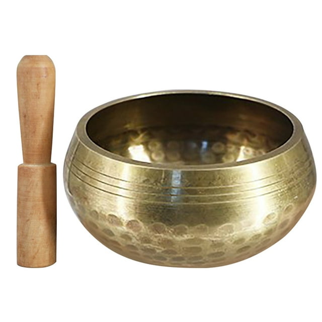 Cuenco de sonido de Buda Tazón de Canto Budista Tibetano Buddha Sound Bowl Instrumento Musical para Meditar con Stick Yoga Decoración Del Hogar Irfora Cuenco de sonido de Buda