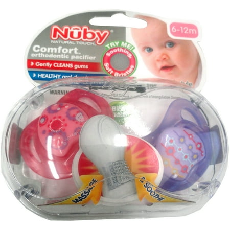 2pk Comfort Paci 6-12 Months