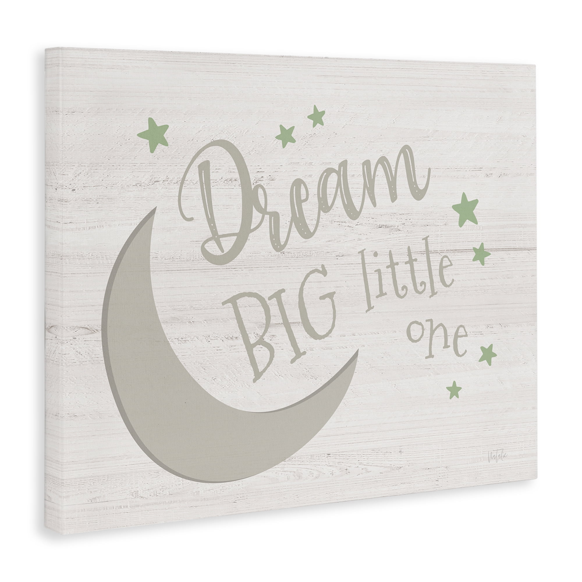 Stupell Industries Dream Big Little One Landscape & Nature Painting Wrapped Canvas Art Print Wall Art, 48 x 36