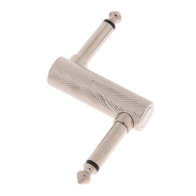 Adaptador de Enchufe de Cable de Consola Mezclador Mono de ángulo A De 6.35 Mm Soledad Enchufe de micrófono