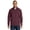 Maroon, variant on Sport-Tek Men's Big And Tall Comfort 1/2-Zip Pullover