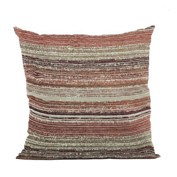 Multi Color Stripe Luxury Throw Pillow - 22 x 22 in.