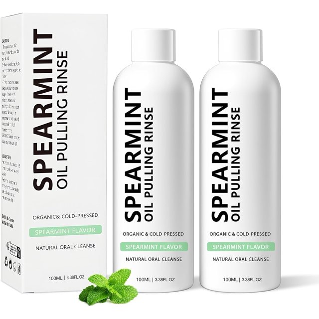 Enjuague para oil pulling con aceite de menta verde VOKSODHCK 2 x 100 ml
