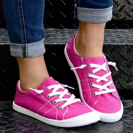 

Binmer Womens Solid Color Round-Toe Flats Shoes Lightweight Soft Comfortable Casual Shoe