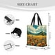 thumbnail image 3 of Balery Field Style Bicycle Young Sunflower Bolsa de Mano para Mujeres con Cremallera, Bolsa de Gimnasio con Compartimentos, Bolsa para Laptop, Bolsa para Trabajo, 3 of 7
