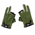 thumbnail image 2 of Guantes de pesca transpirables y transpirables con palma antideslizante ajustable verde Zulema Guantes de pesca, 2 of 8