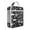 White-16, variant on Starry Night Gothic Lunch Box: Moon/Stars Pattern - Insulated Reusable Bag, Leakproof Cooler Tote with Adjustable Strap & Zipper