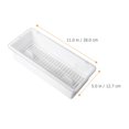 thumbnail image 2 of Plastic Trays Chopsticks Box Drain Drying Holder Silverware Pallet Utensil for Drawer, 2 of 6