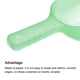 thumbnail image 4 of Pala de Harina para Hielo de Plástico Uxcell de 12oz Cuchara de Hielo Verde, 4 of 6