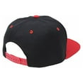 thumbnail image 2 of Balec 2-Pack Snapback Cap Hat Flatbrim Adjustable (Black & Red), 2 of 2