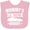 AD-Pink, variant on Inktastic Mommys Lil Racing Buddy Boys or Girls Baby Bib