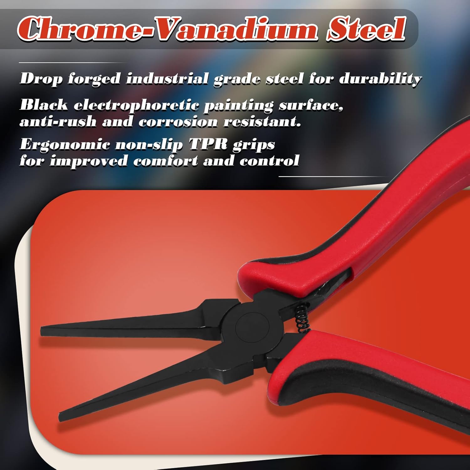 5.5 inch thin flat nose pliers professional thin flat nose pliers, smooth jaws, suitable for jewelry making hand-made board repair