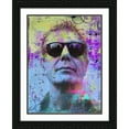 thumbnail image 2 of Stephen Chambers 12x14 Black Ornate Wood Framed With Double Matting Wall Art Titled - Bourdain Circles 2, 2 of 6
